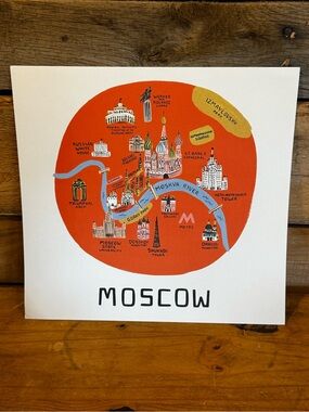 Rifle Paper Co. World Traveler Moscow Art Print – 11 x 10.5